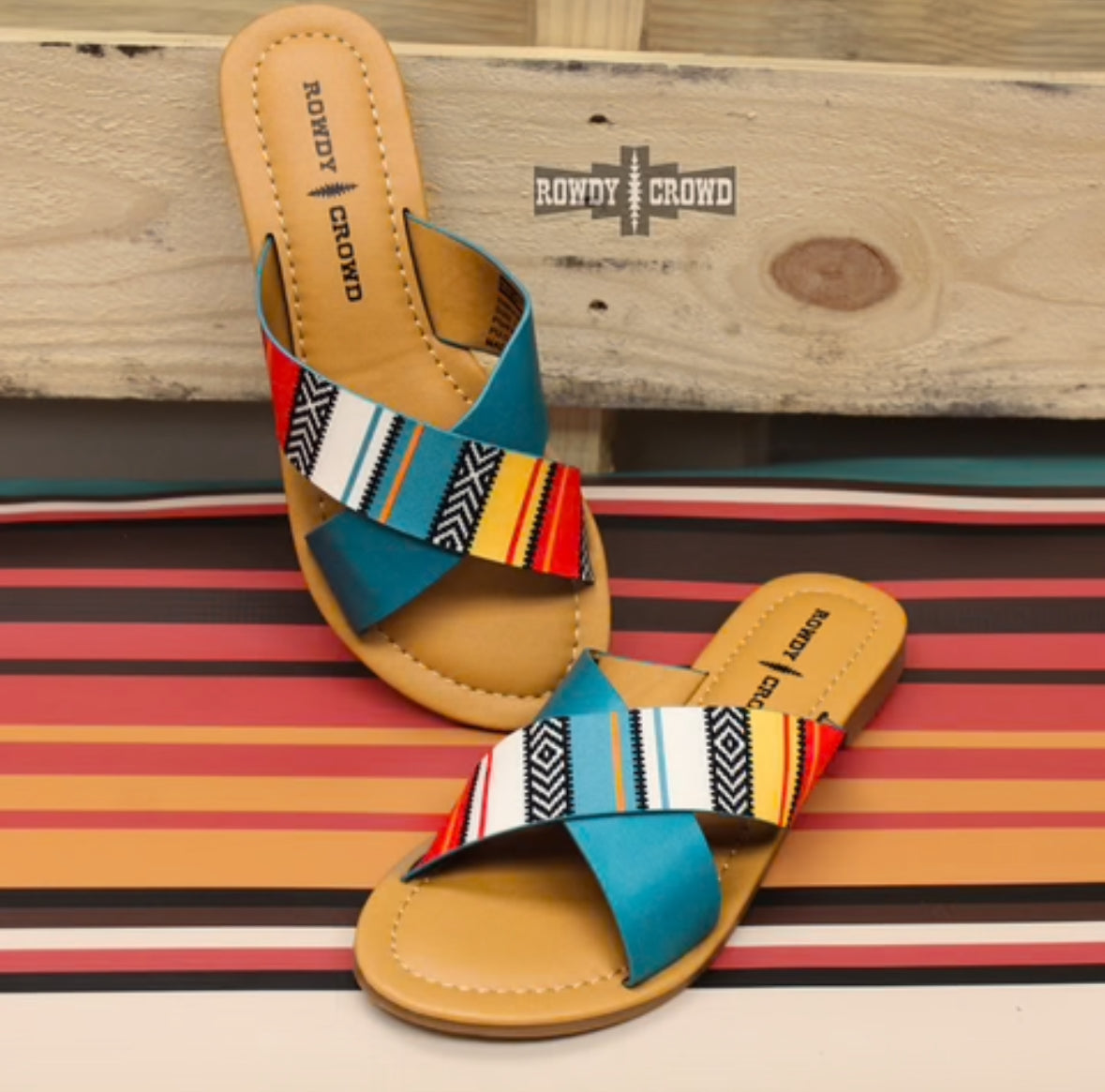 Shiner Serape Sandals