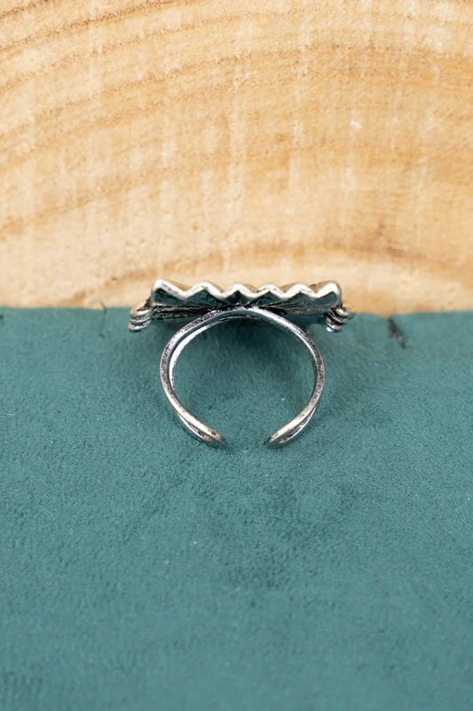 Silver Starburst Ring