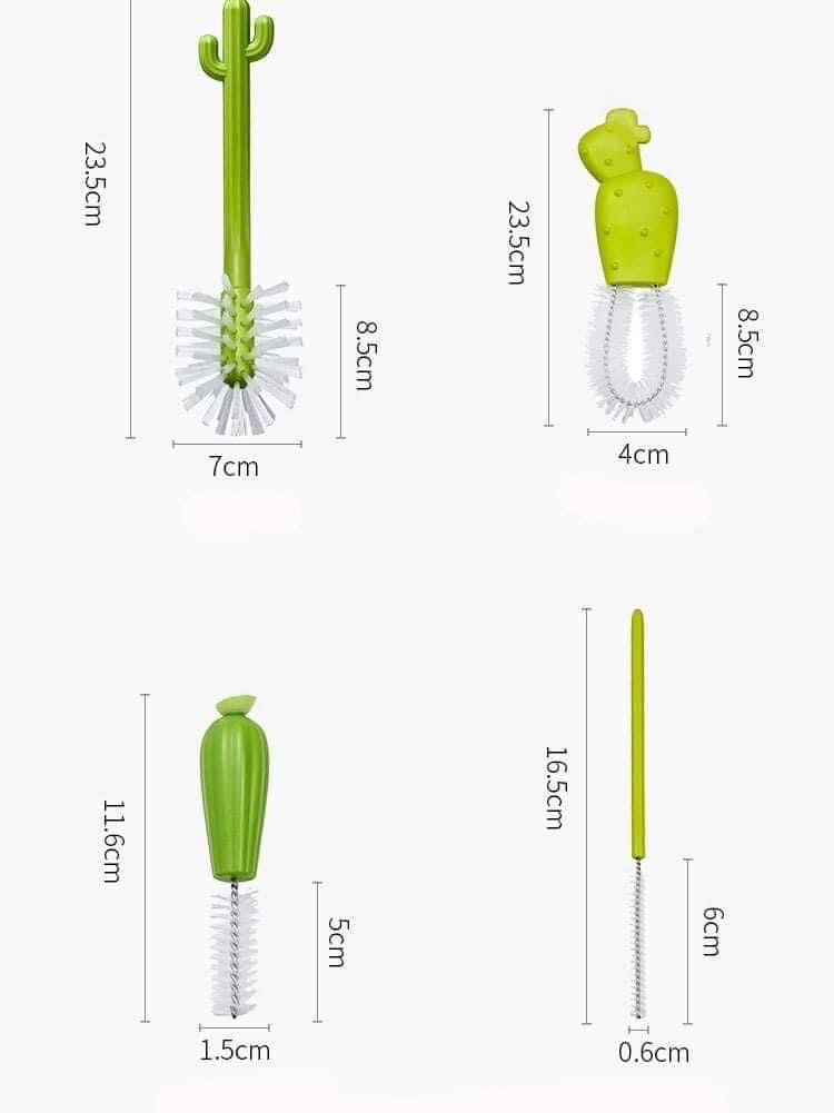 Cactus Cleaning Brush Set