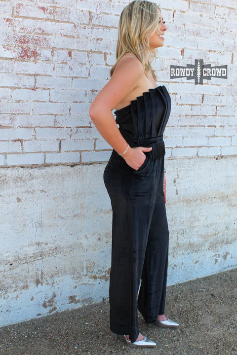 Black Betty Velvet Jumpsuit