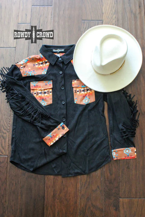 Flatland Fringe Button Up