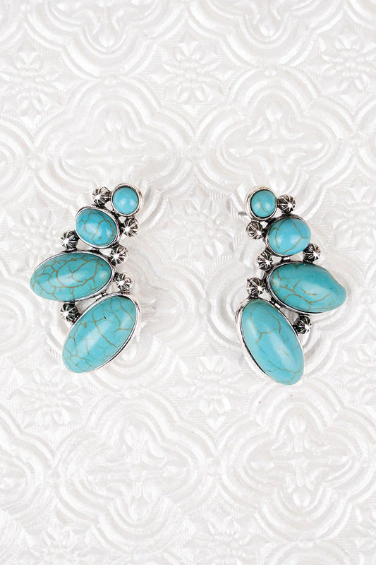 Turquoise Crawler Studs