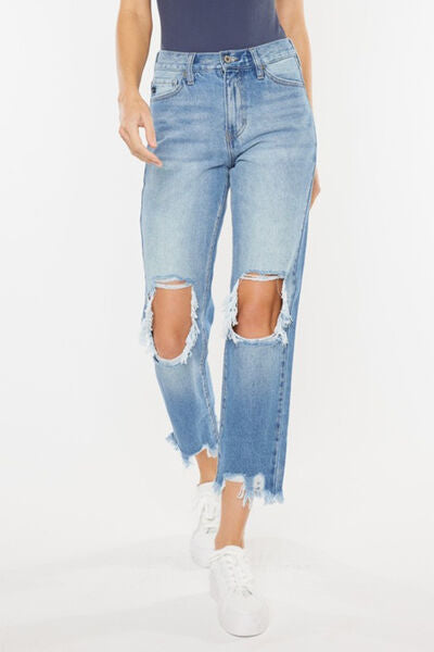 Kancan Straight Mom Jeans