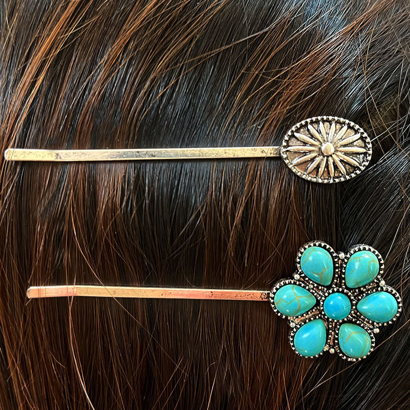 Turquoise Hairpin Set