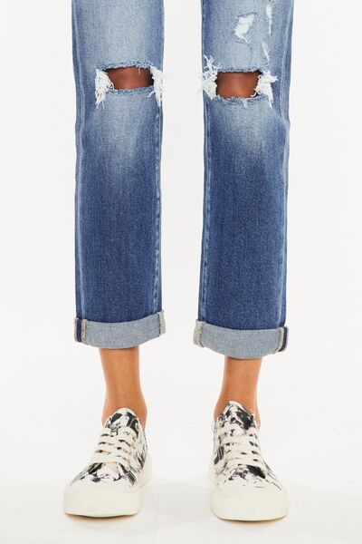 Kancan Cropped Straight Jeans