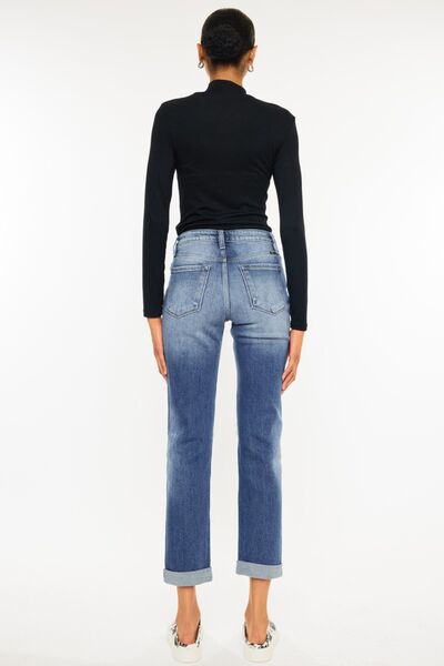 Kancan Cropped Straight Jeans