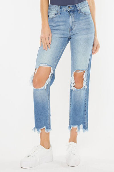 Kancan Straight Mom Jeans