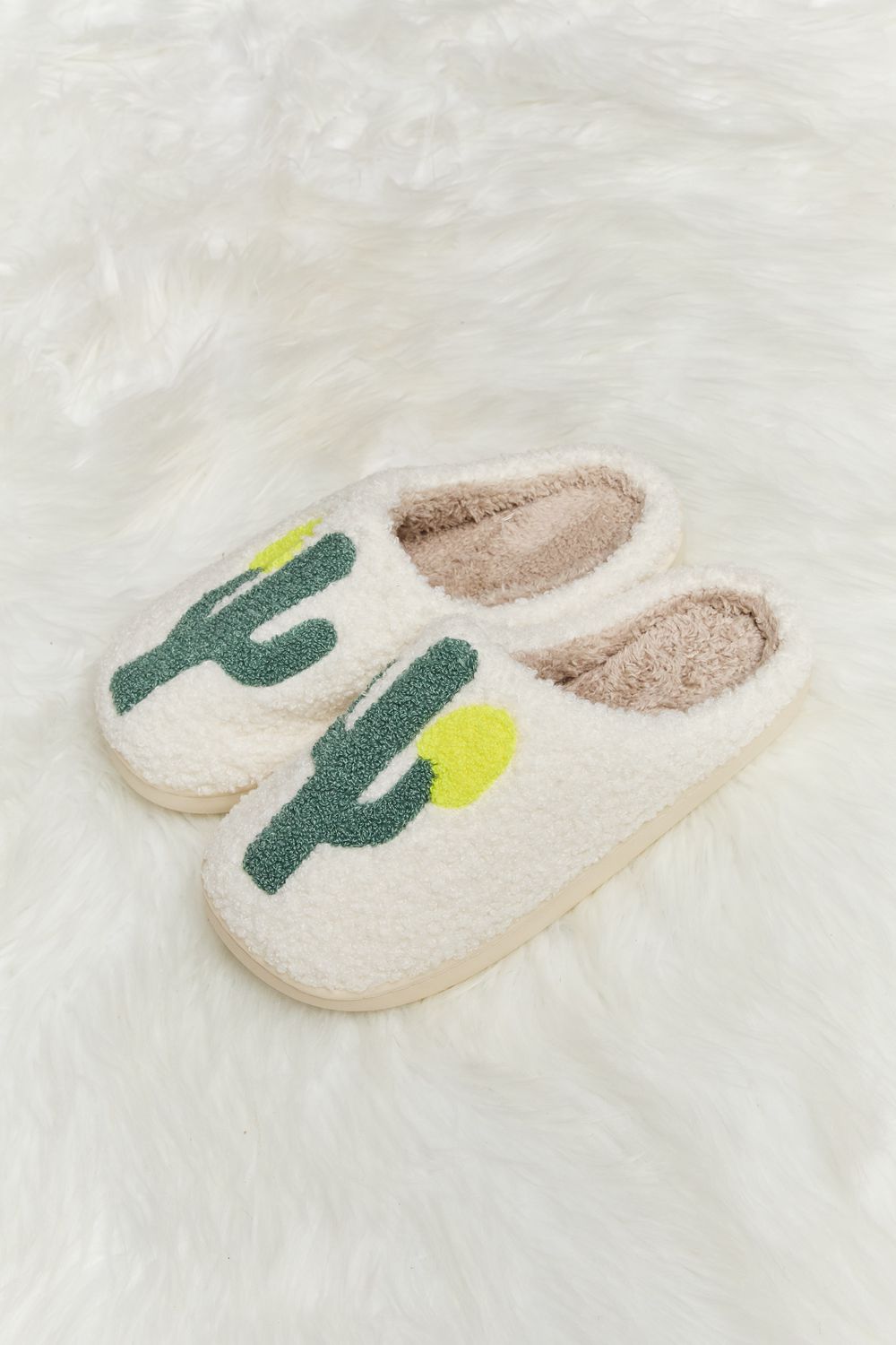 Cactus Plush Slippers