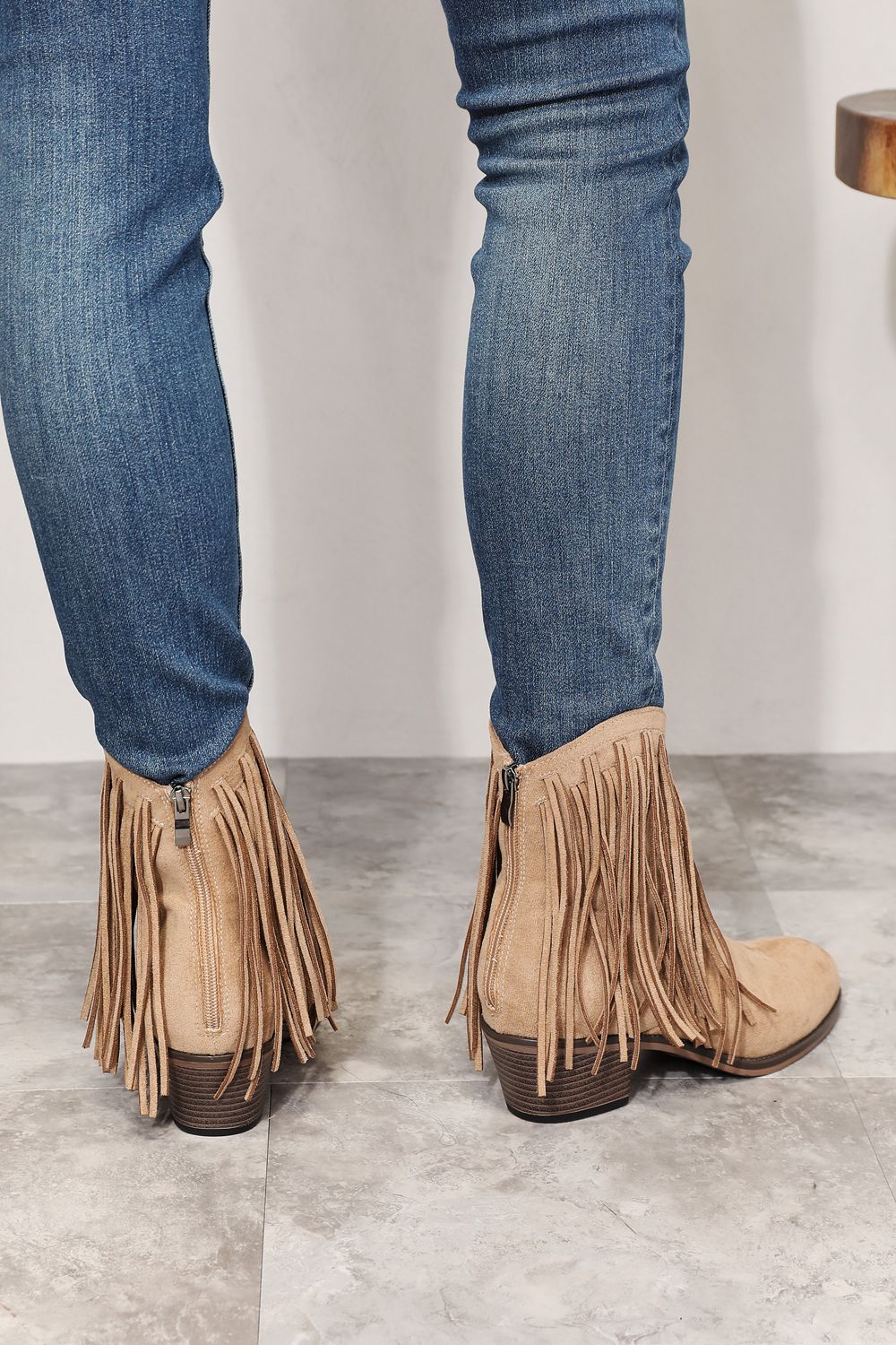 The Fringed Cowgirl Ankle Boots