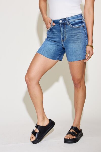 Judy Blue Slim Denim Shorts