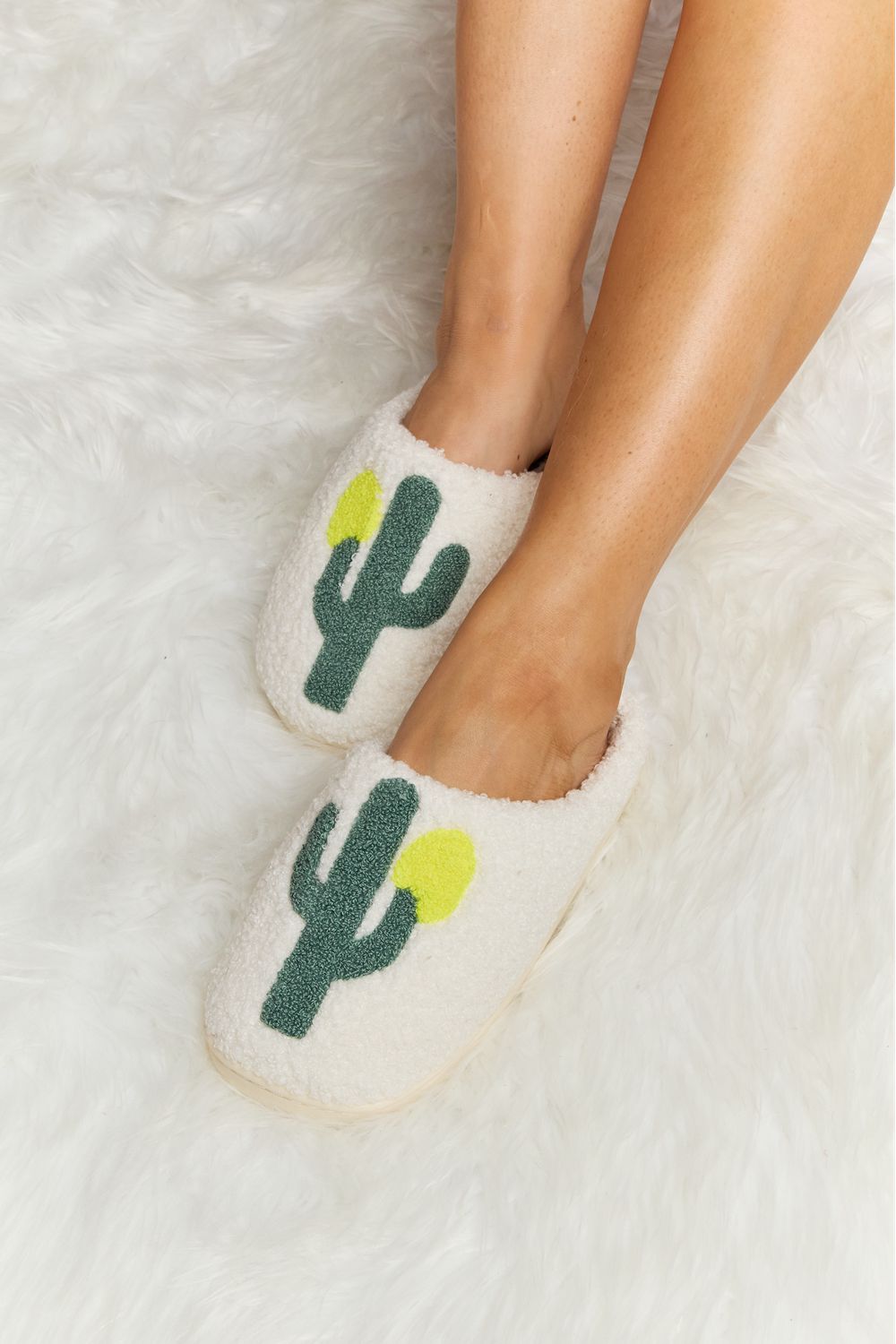 Cactus Plush Slippers