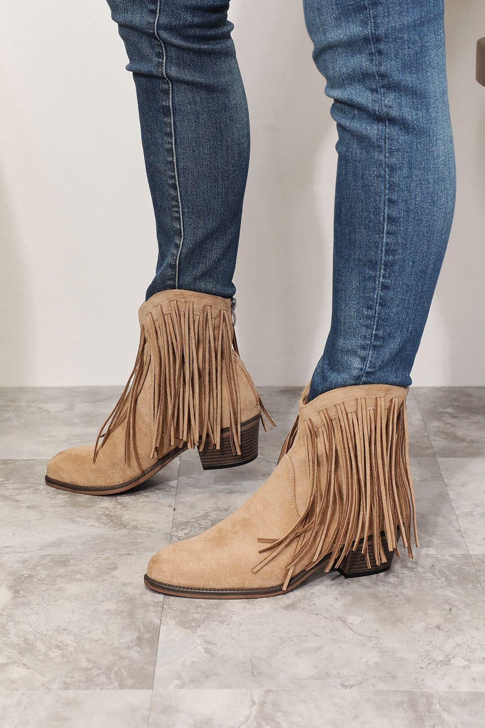 The Fringed Cowgirl Ankle Boots