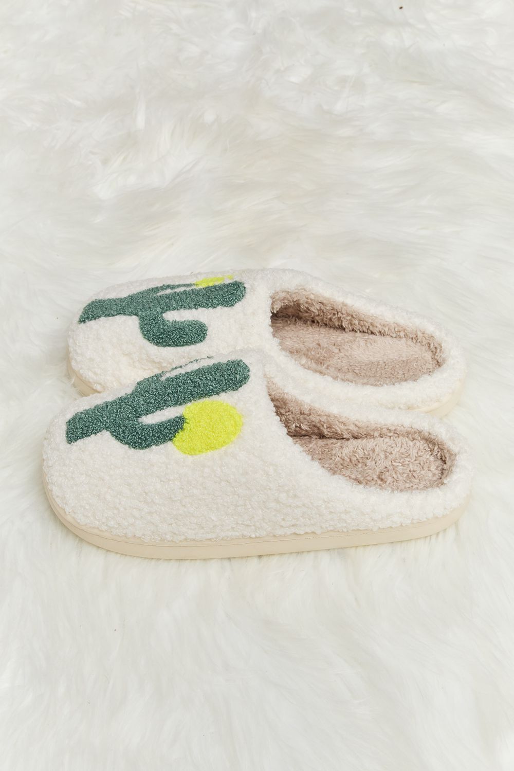 Cactus Plush Slippers