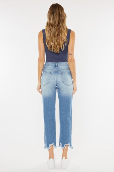 Kancan Straight Mom Jeans