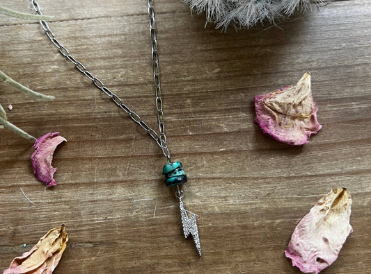 Turquoise & Thunder Chain