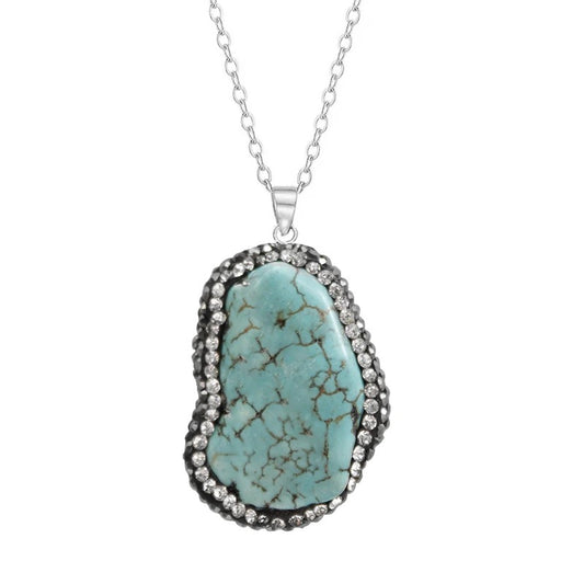 Turquoise Nugget Necklace