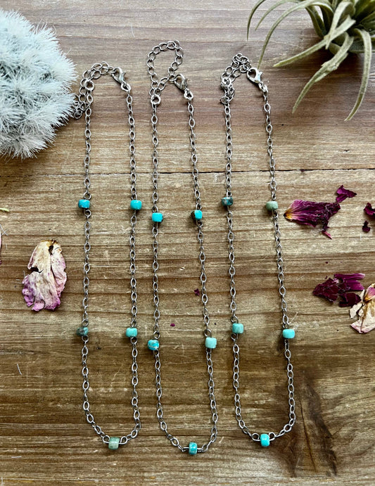 American Turquoise Choker