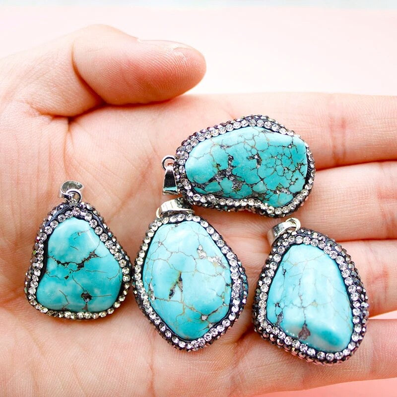 Turquoise Nugget Necklace